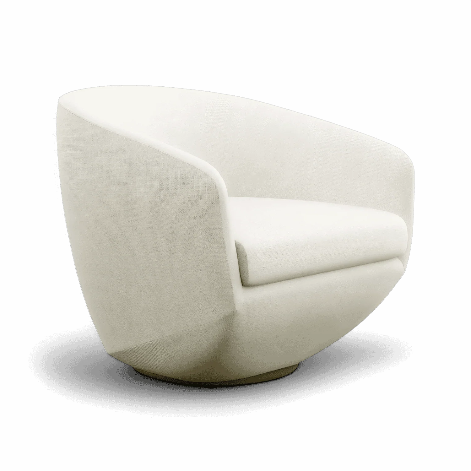 Akira Lounge Chair Off White - Image 3