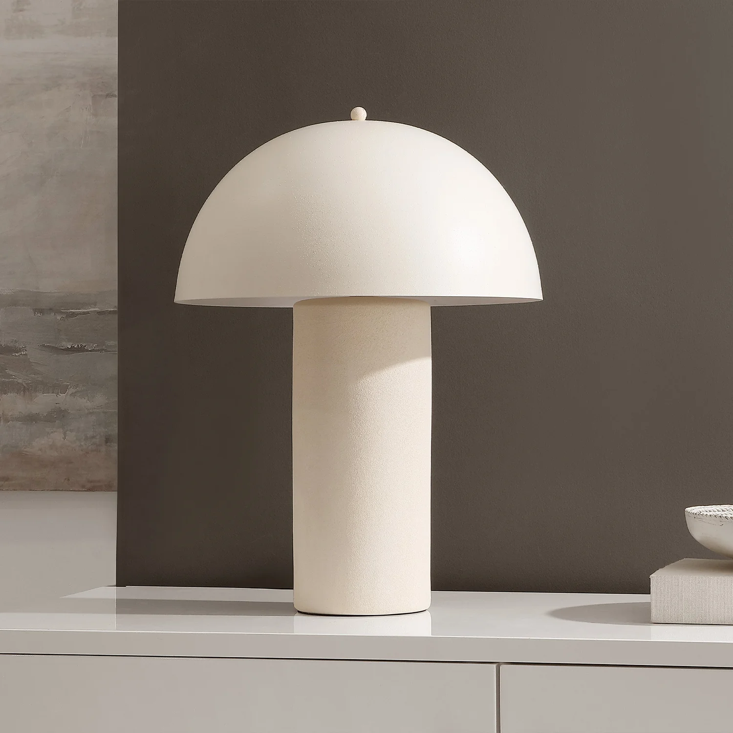 Aluna Table Lamp Ivory - Image 2