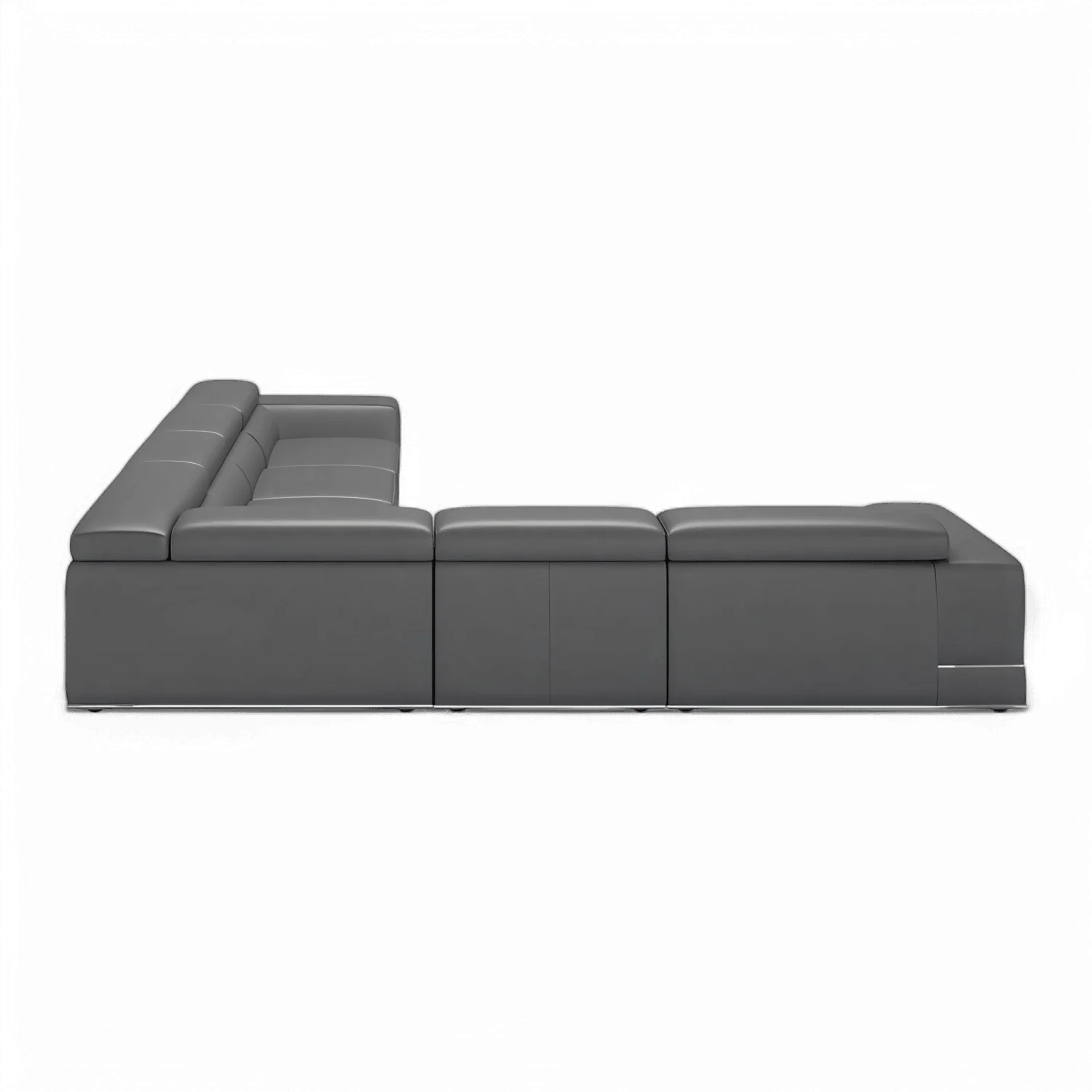 Amadeo Extended Modular Sectional Sofa Elephant Gray - Image 5