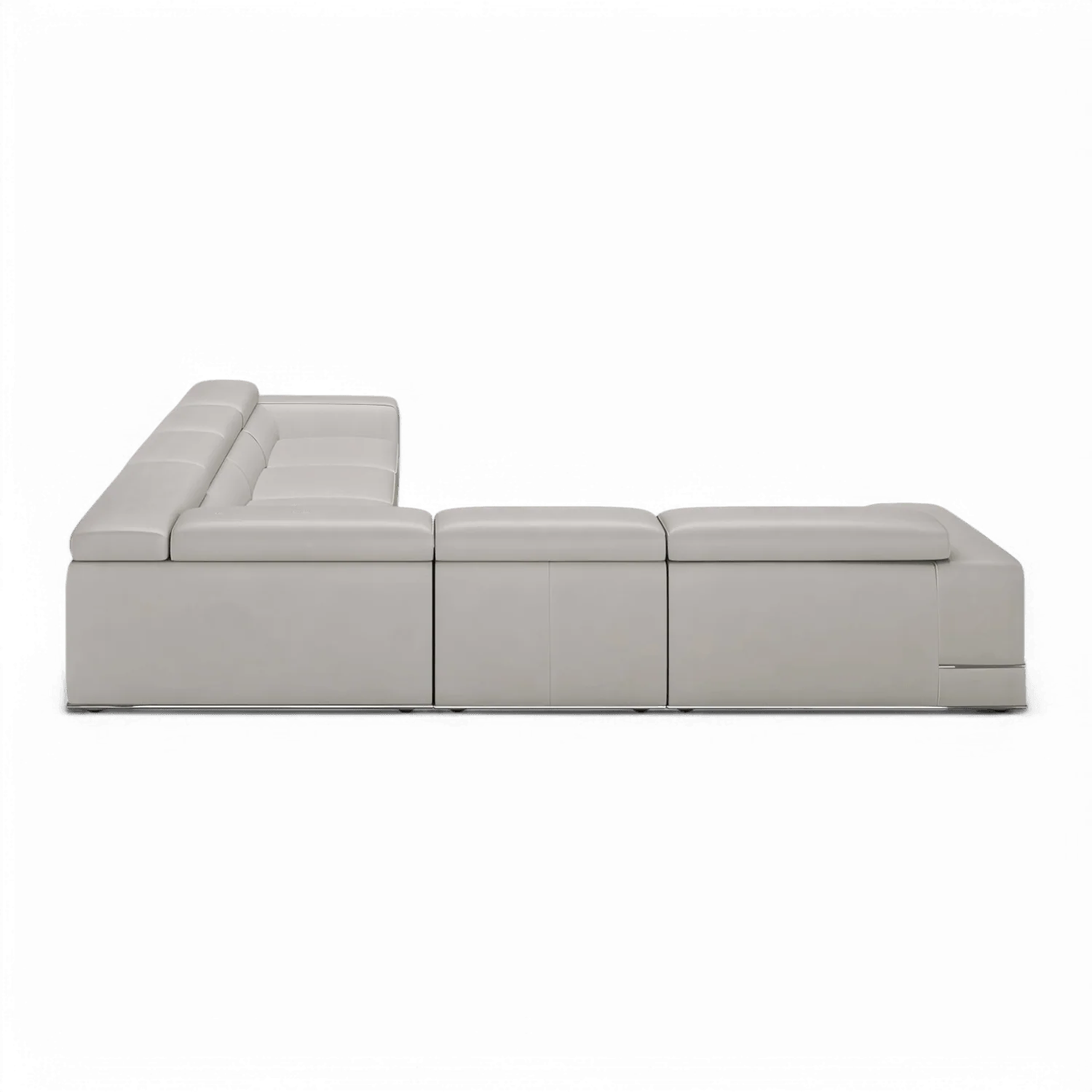 Amadeo Extended Modular Sectional Sofa Light Gray - Image 5
