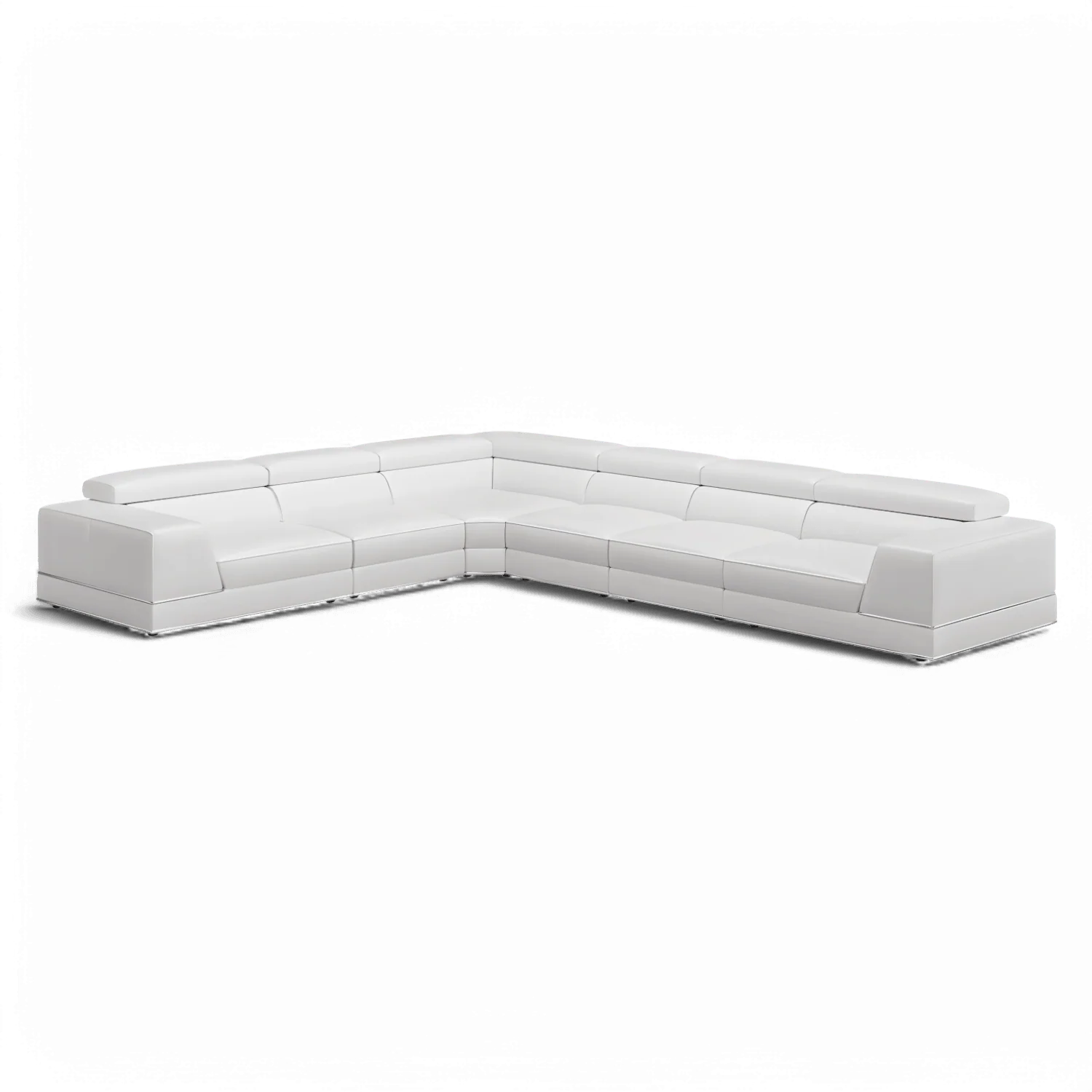 Amadeo Extended Modular Sectional Sofa White - Image 3