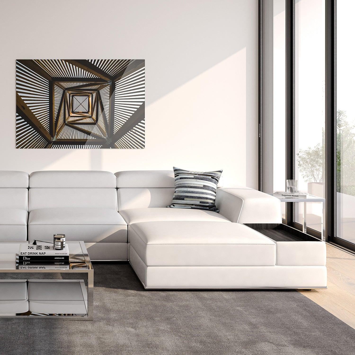 Amadeo Ottoman White - Image 5