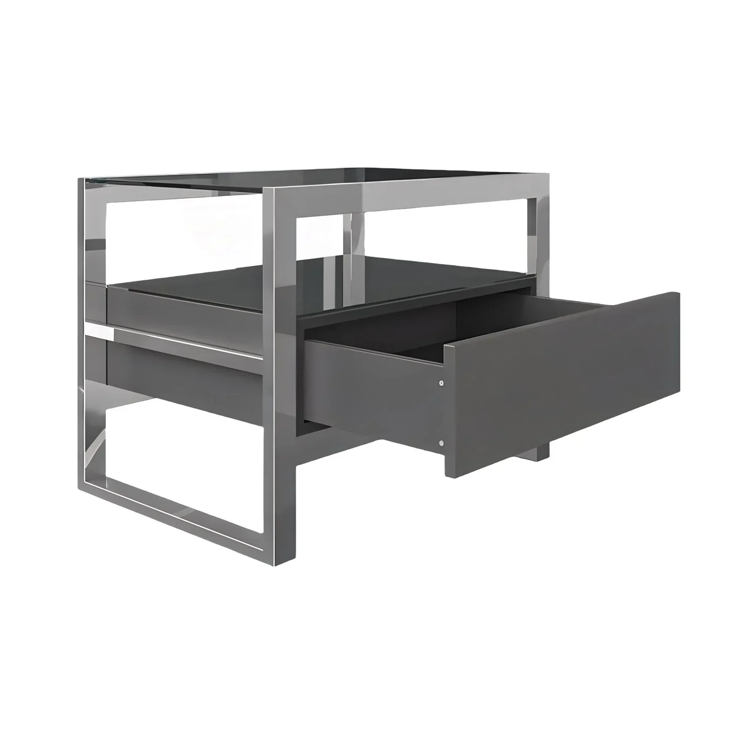 Bari Nightstand Gray - Image 2