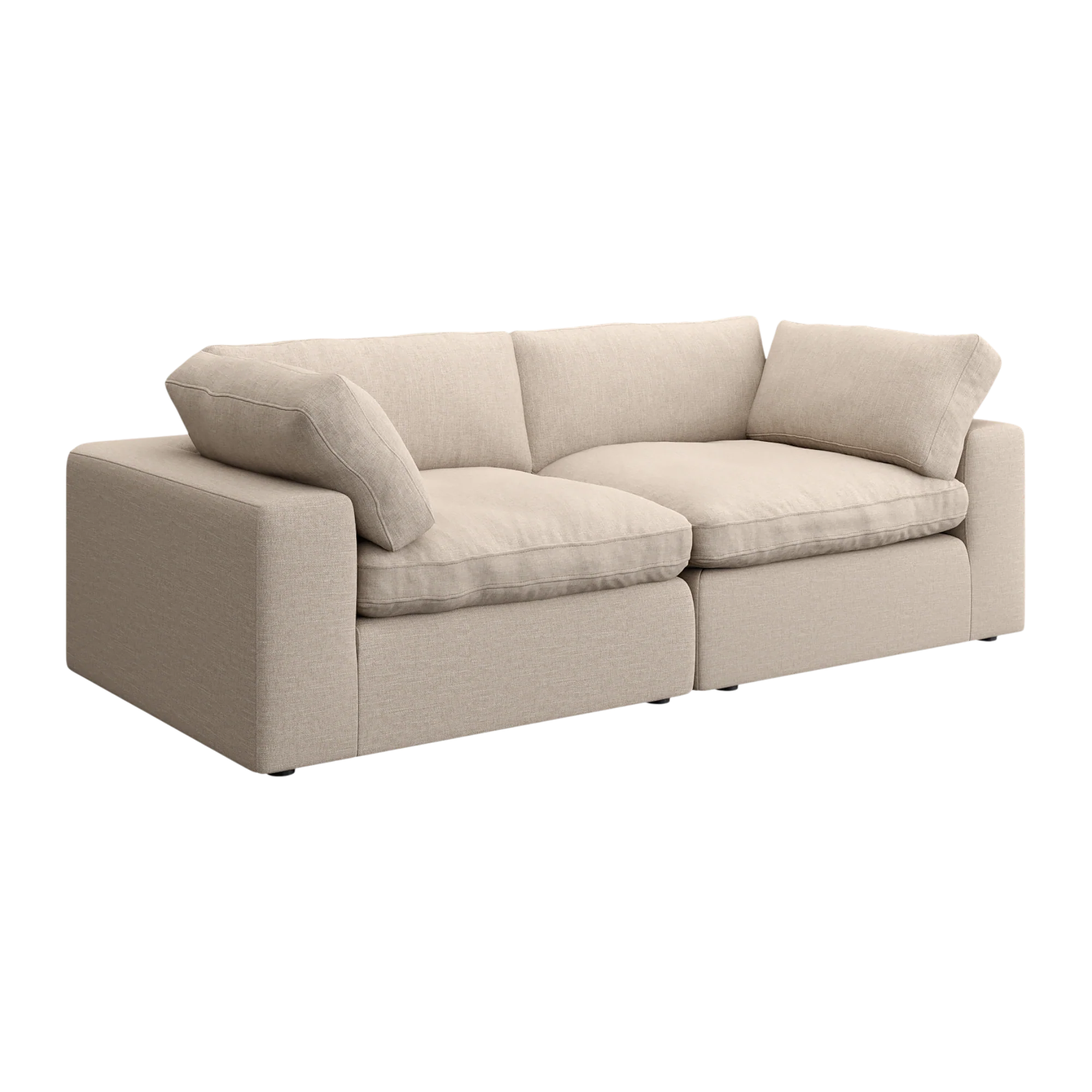 Bloom 3 Seater Sofa Beige - Image 3