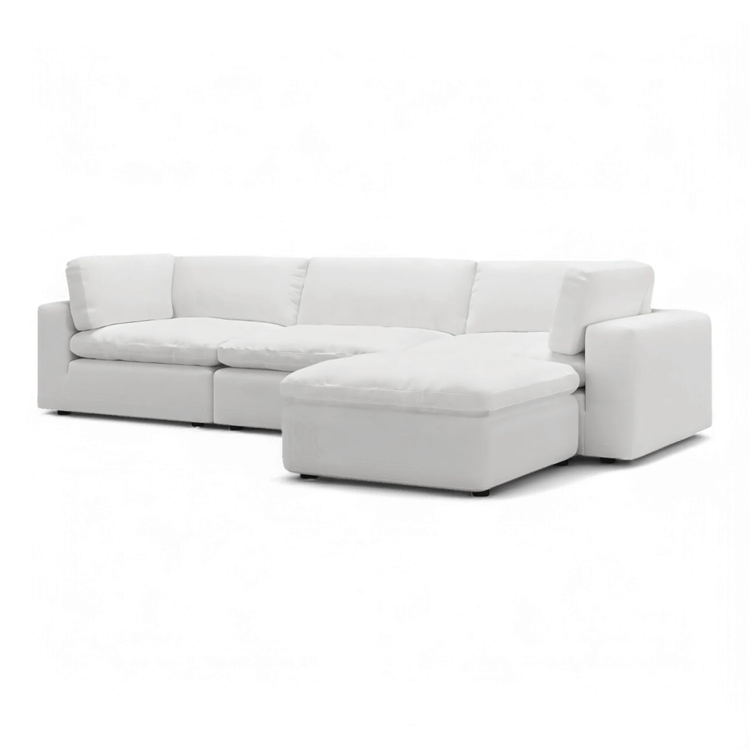Bloom 4-Piece Modular Sofa White - Image 3