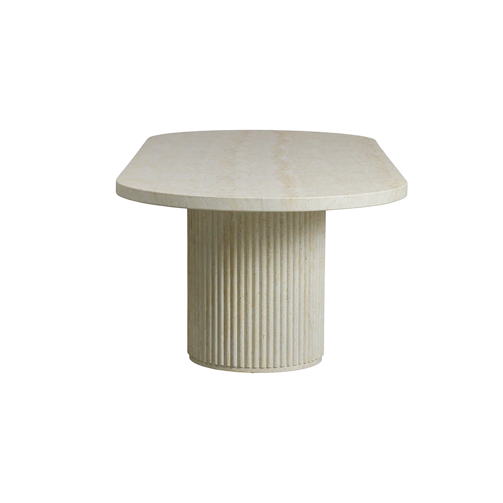 Bloom Dining Table Travertine - Image 5