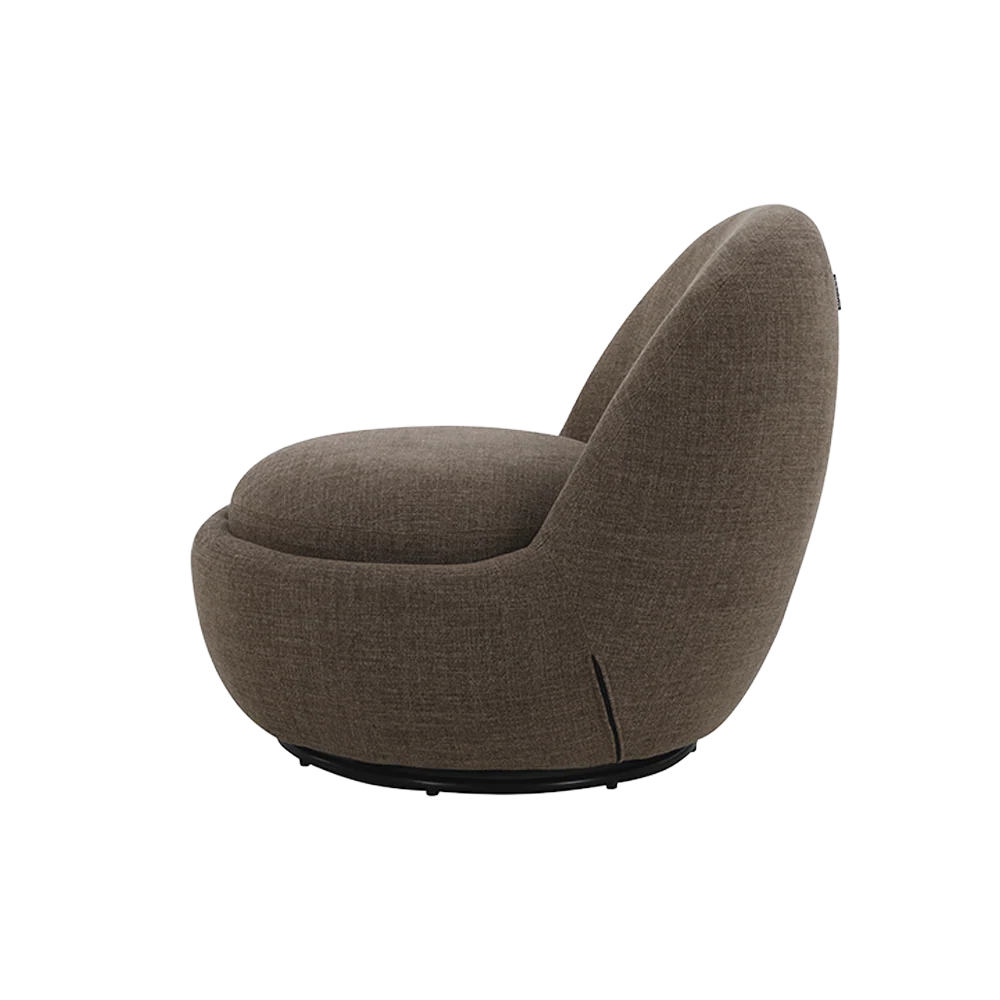 Boba Swivel Lounge Chair Brown - Image 4