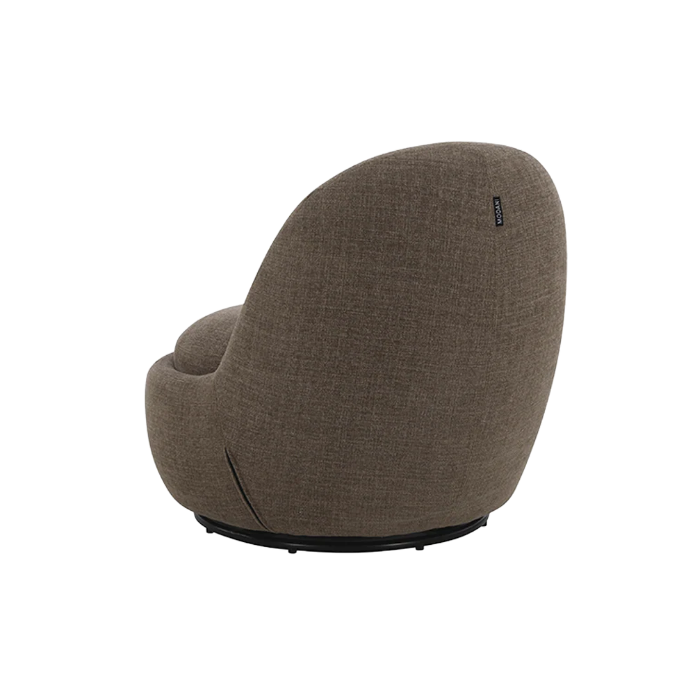 Boba Swivel Lounge Chair Brown - Image 5