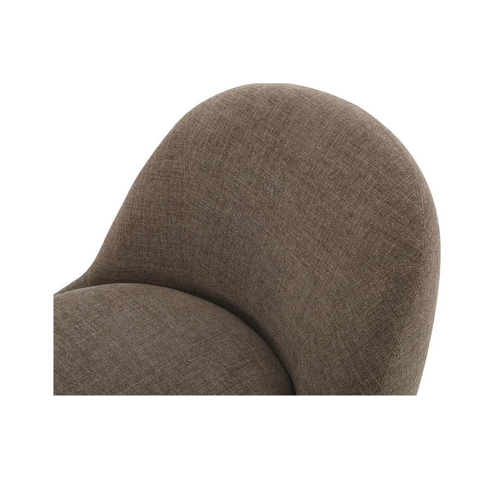 Boba Swivel Lounge Chair Brown - Image 8