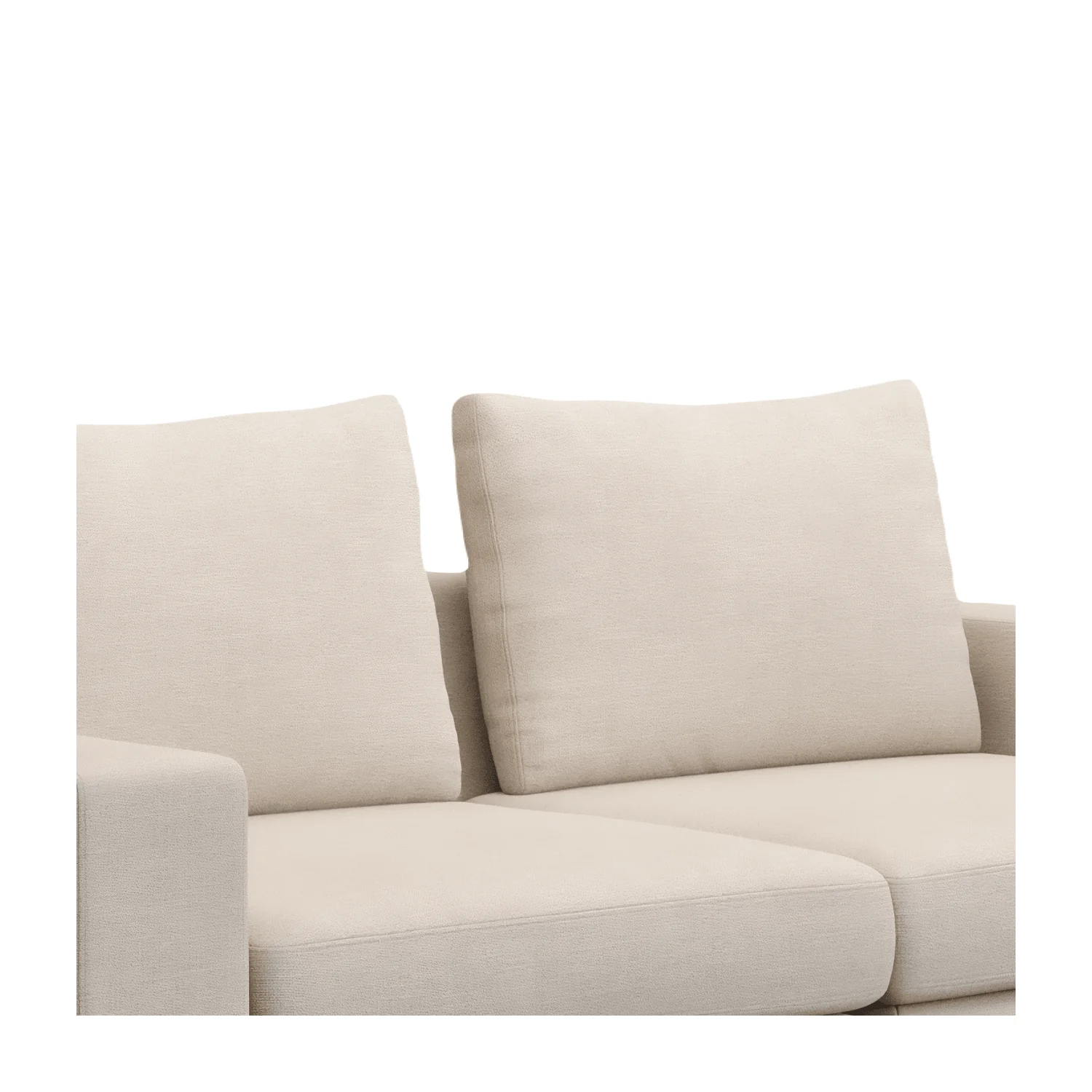 Braxton 2-Piece Sofa Cream - Image 3