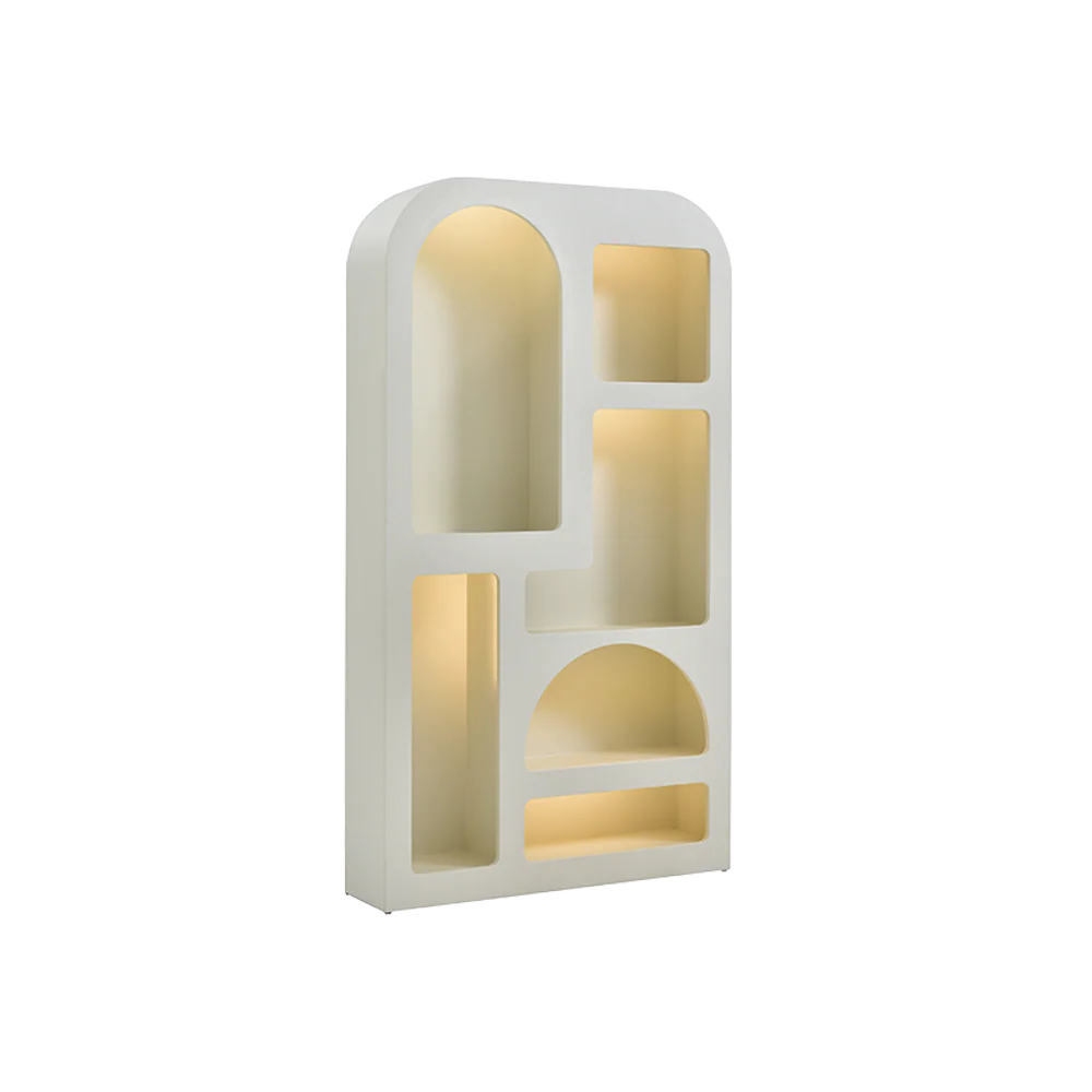 Cielo Bookshelf Alabaster w/ LED Lights - Image 3