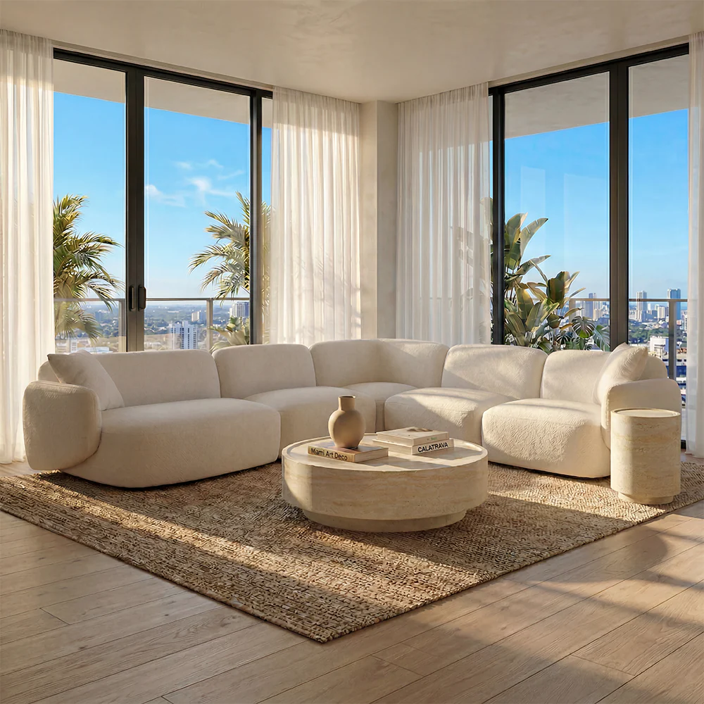 Divano Sectional Off White - Image 2