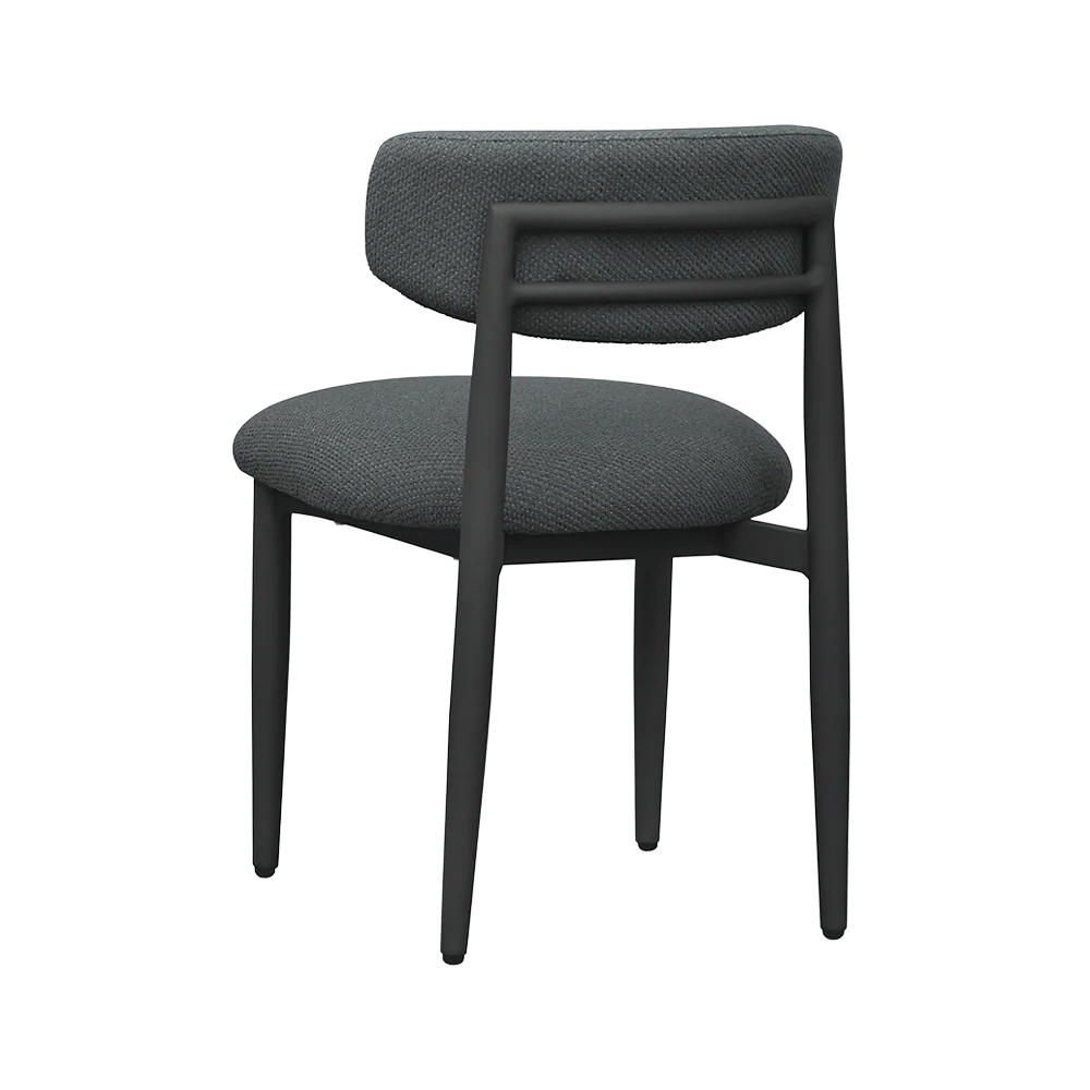Dorine Outdoor Side Chair Black - Image 4