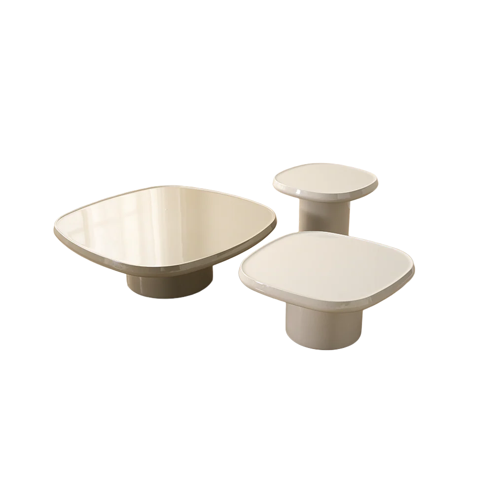 Eden Medium Coffee Table Beige - Image 3