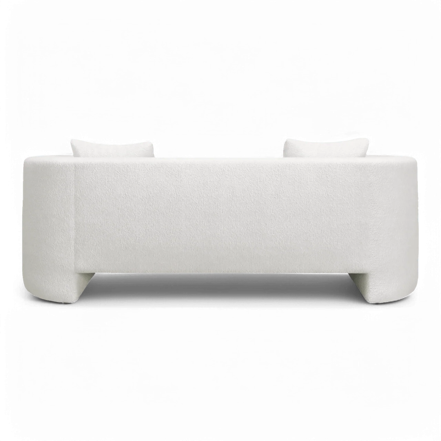 Elora 3 Seater Sofa White Boucle - Image 6