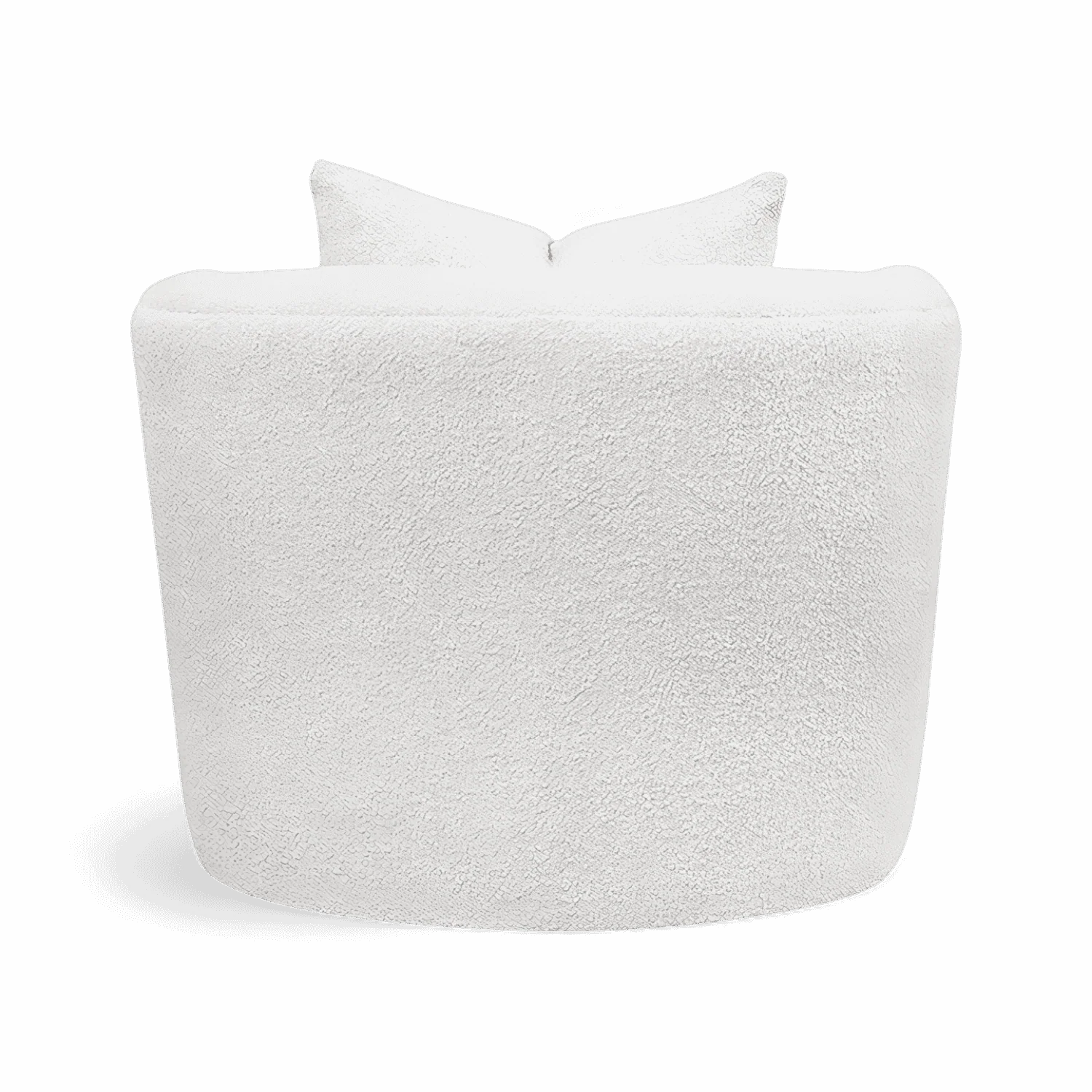 Elora Lounge Chair White Boucle - Image 5
