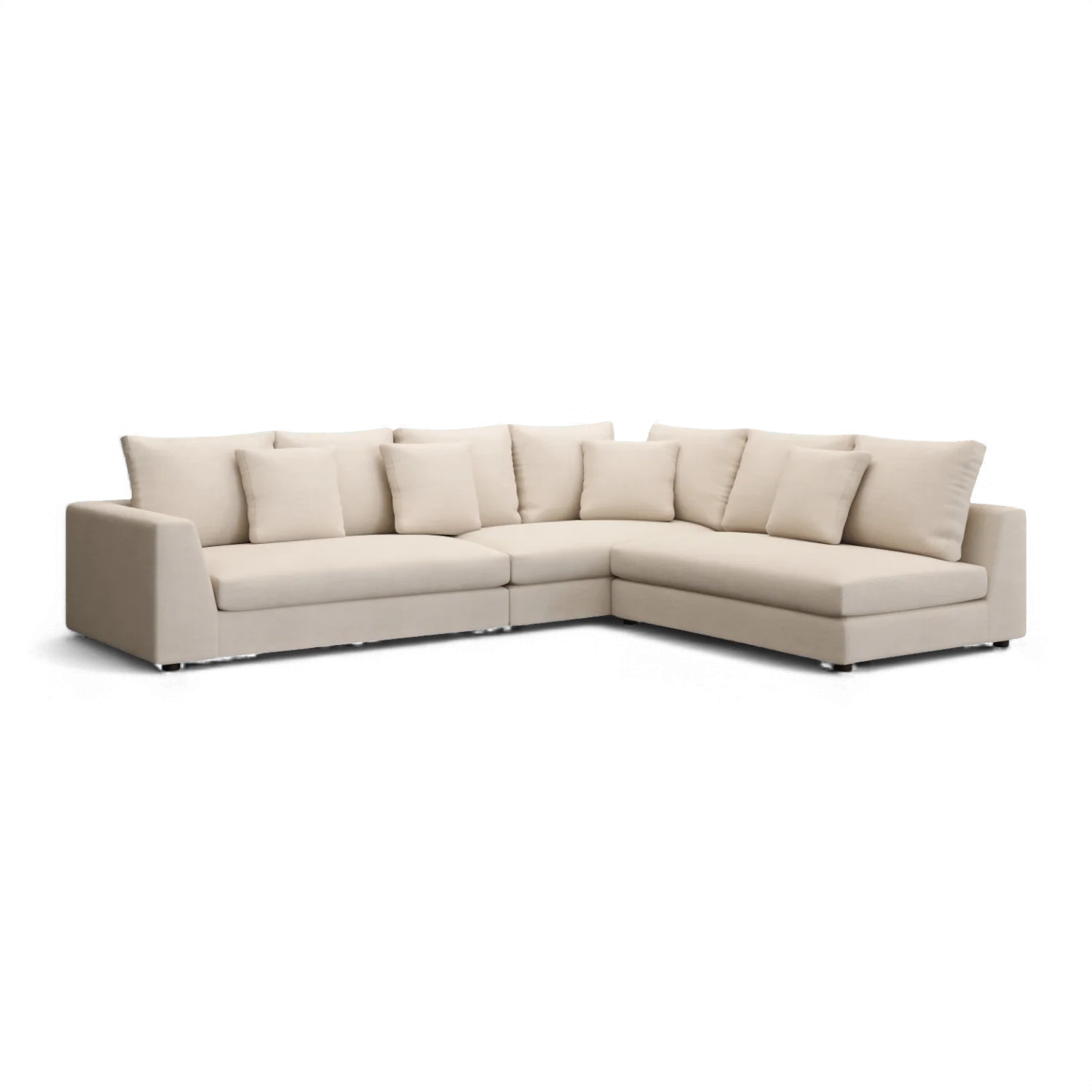 Gianni Sectional Sofa Cream - Image 3