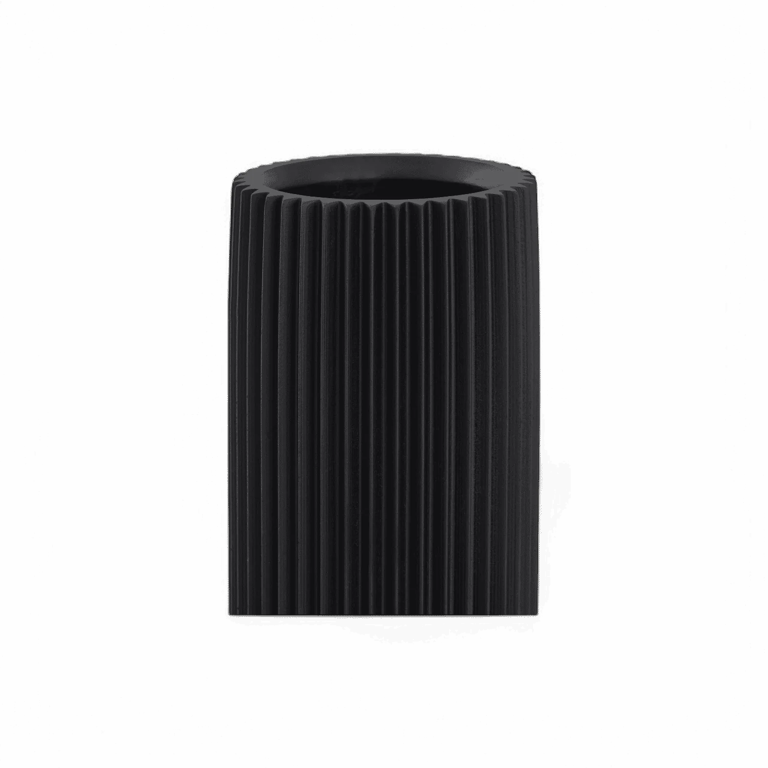 Glint Black Microciment Vase - Image 4