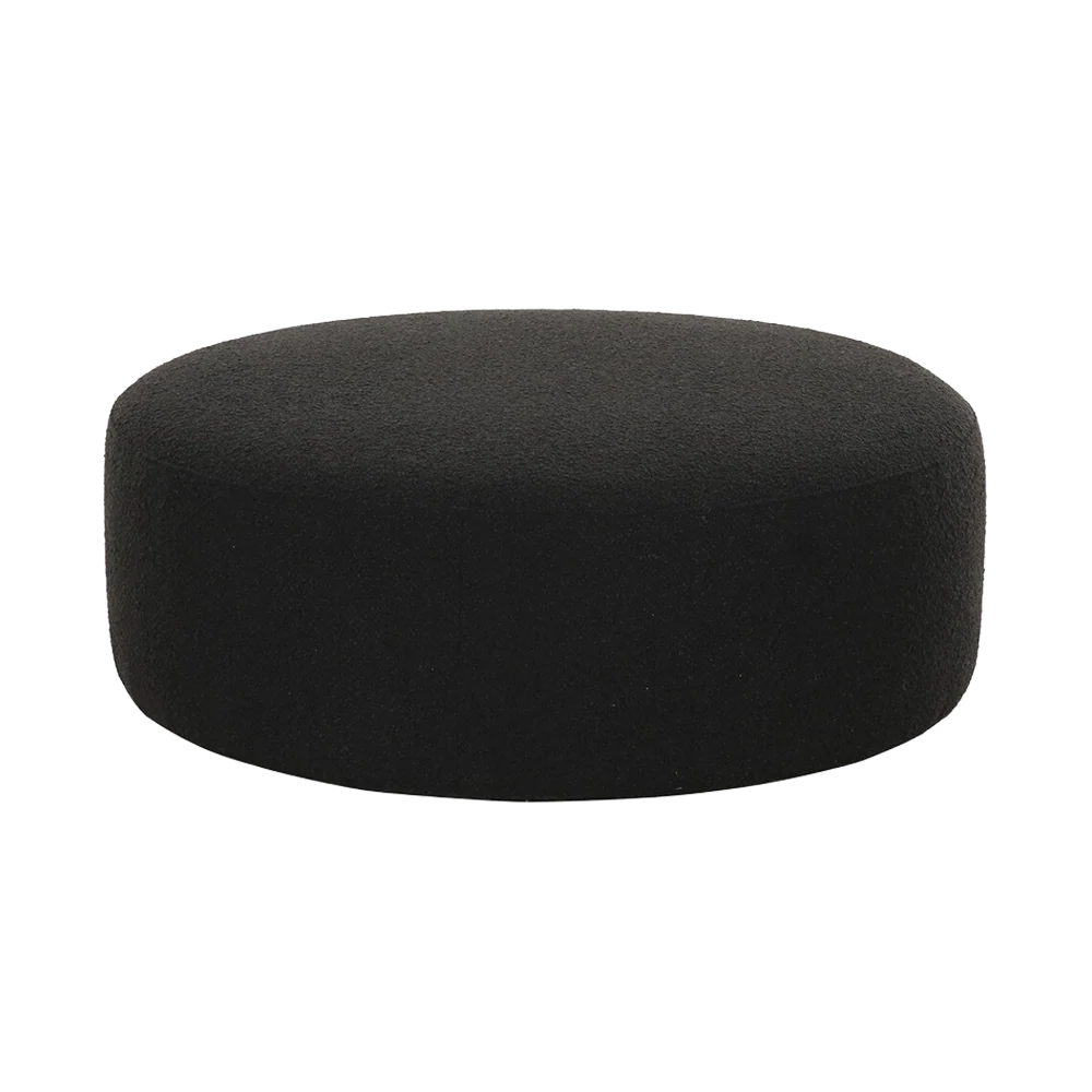 Horizon Ottoman Black Boucle - Image 2