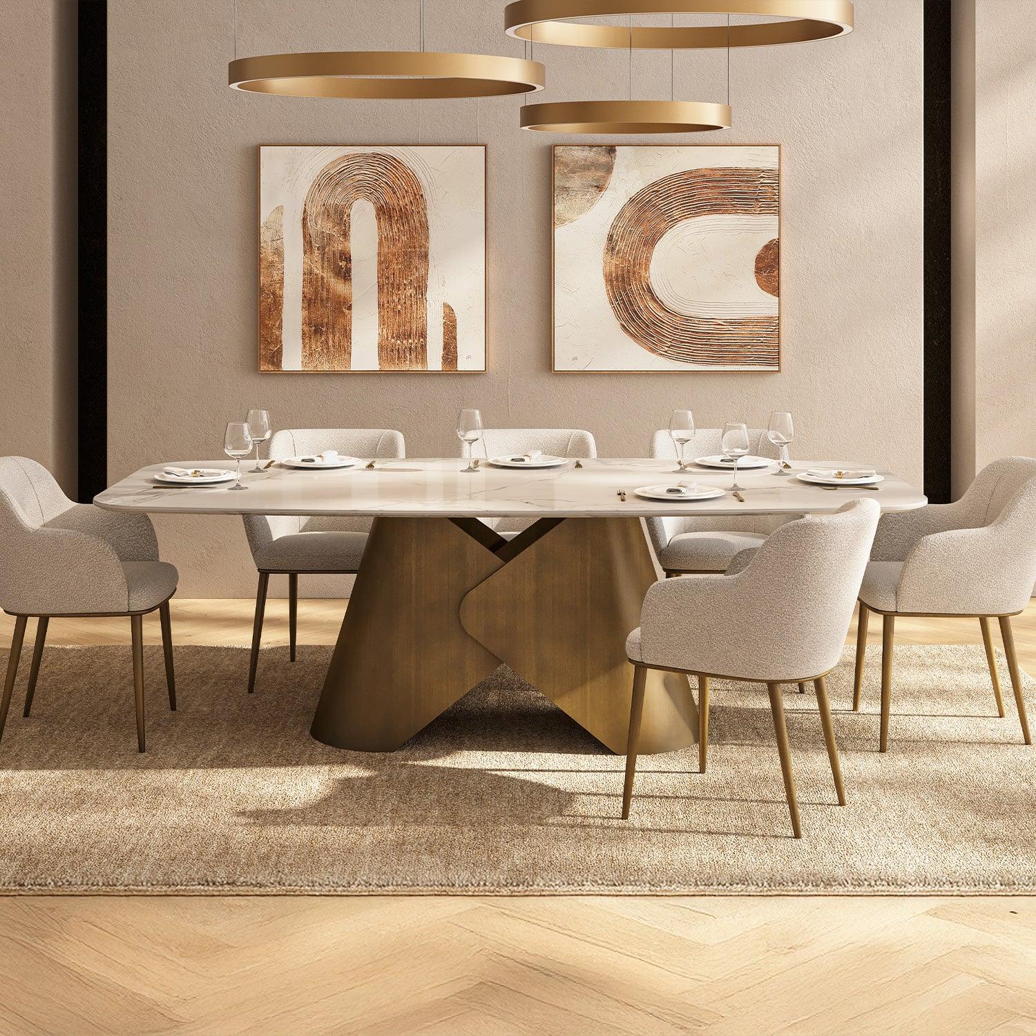 Jade Dining Chair White Boucle - Image 5