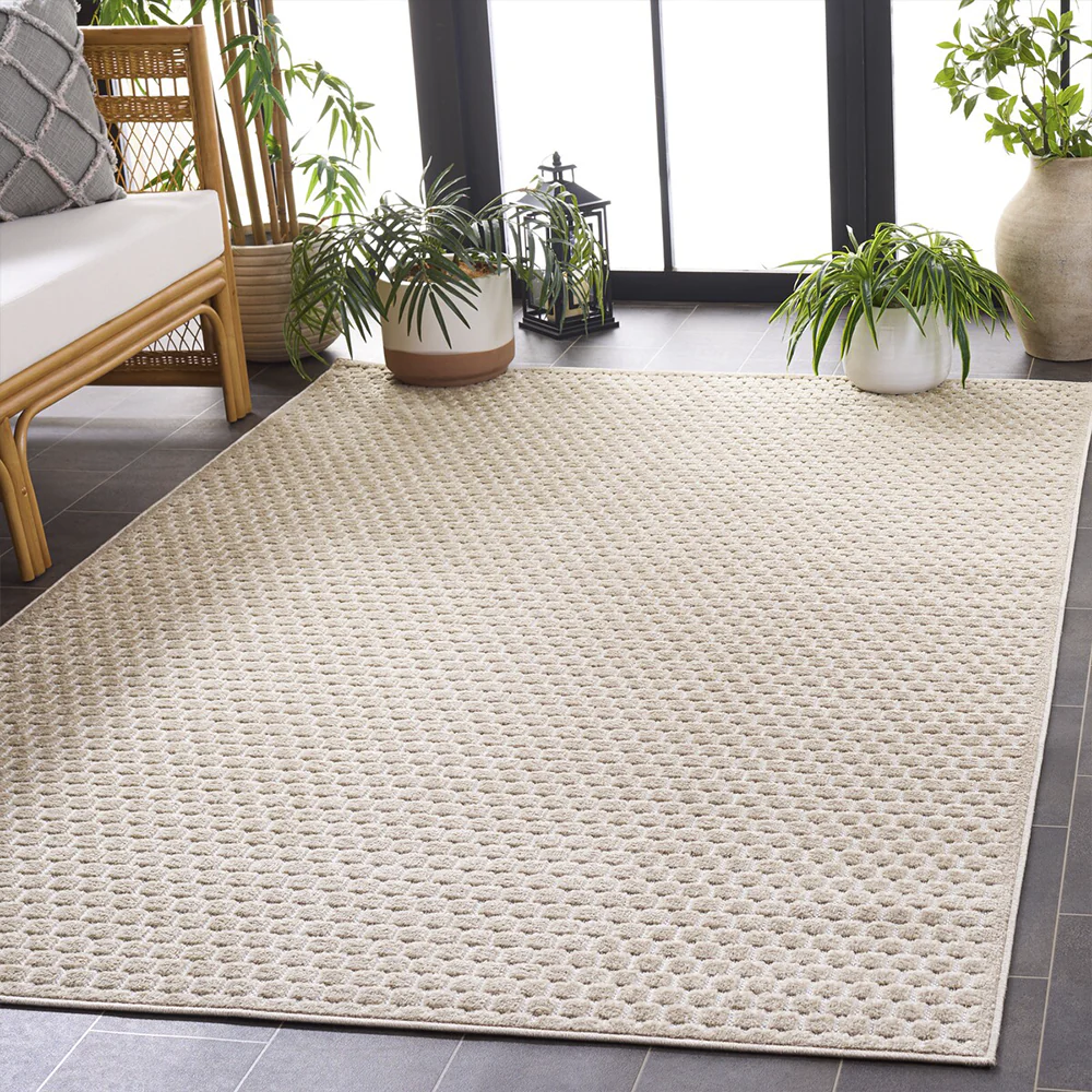 Lakeside Outdoor Rug Beige (8' x 10') - Image 2