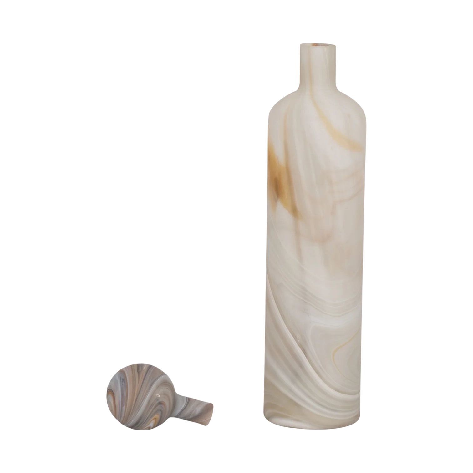 Lazura Grey Glass Bottle - Image 3