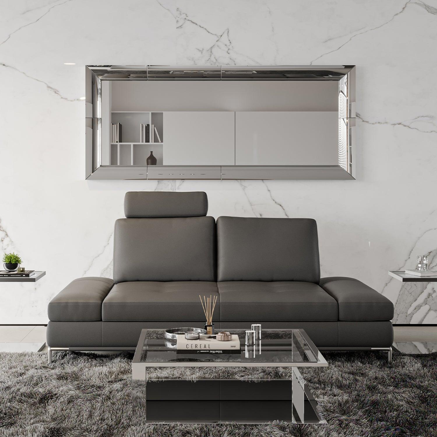 Livio 2 Seater Sofa Gray - Image 2