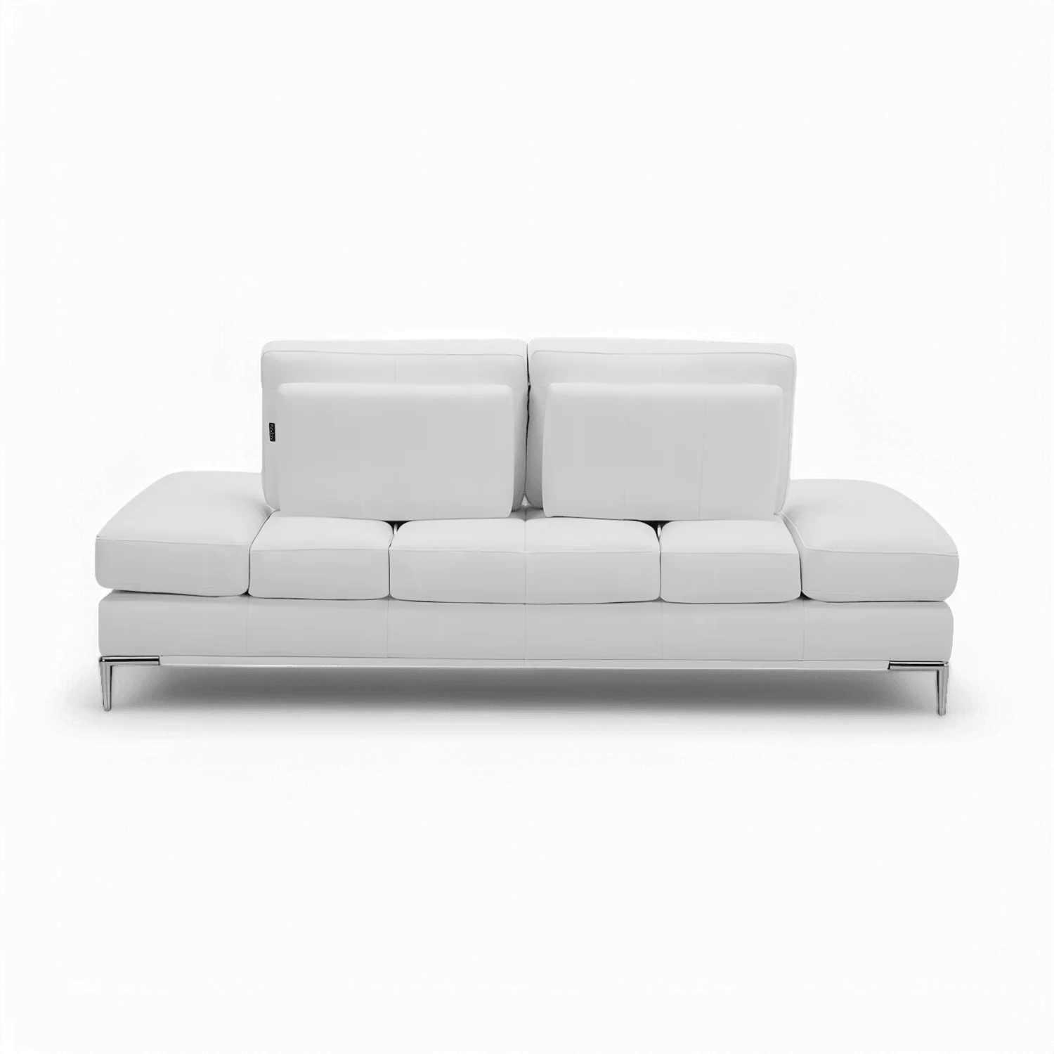 Livio 2 Seater Sofa White - Image 7