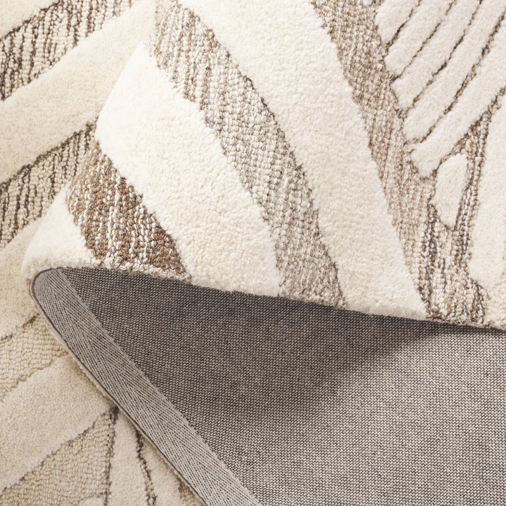 Loop Ivory & Brown Rug - Image 4