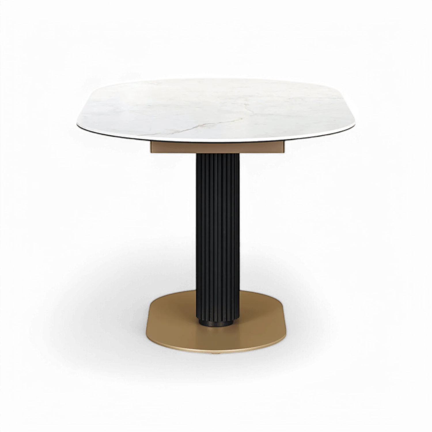 Luna Extendable Dining Table White - Image 4
