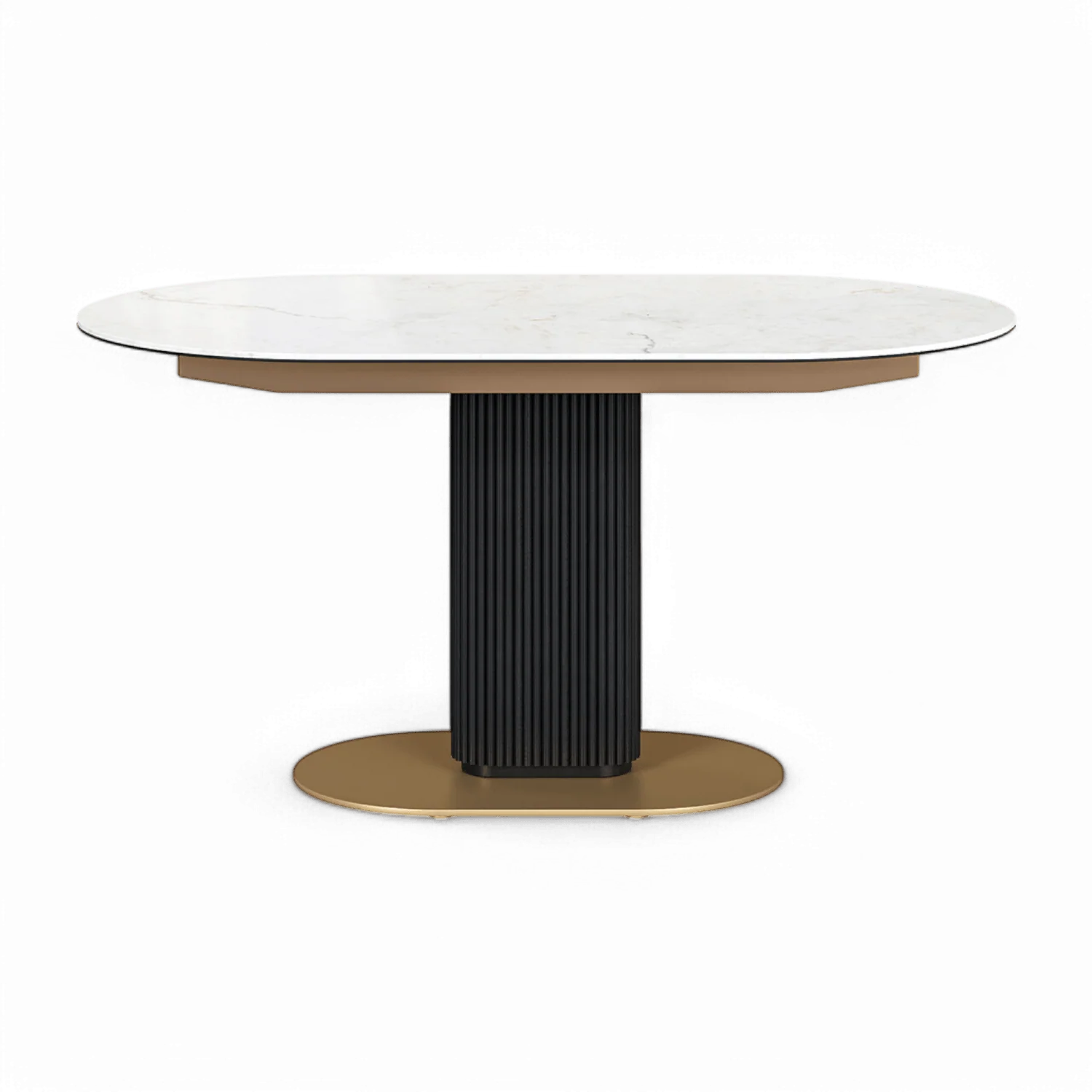 Luna Extendable Dining Table White - Image 5