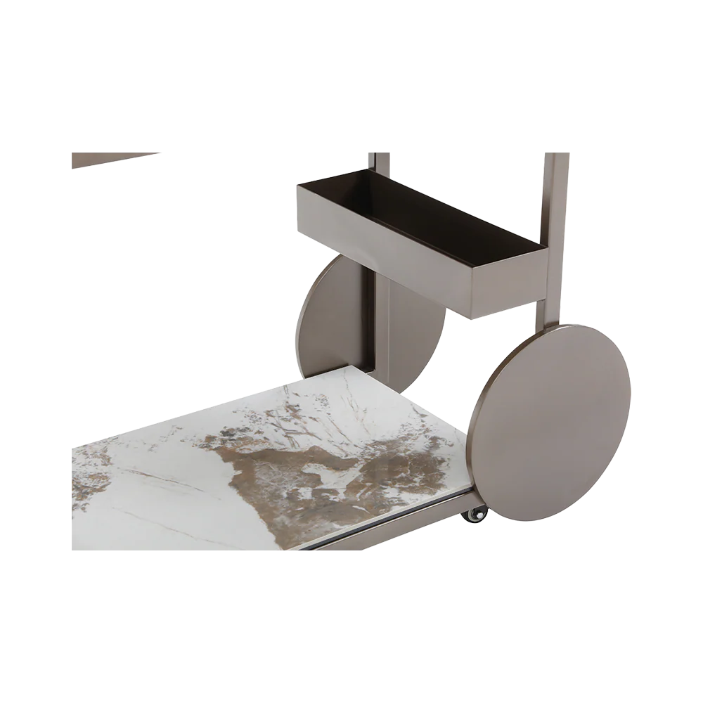 Marais Bar Cart Bronze - Image 6