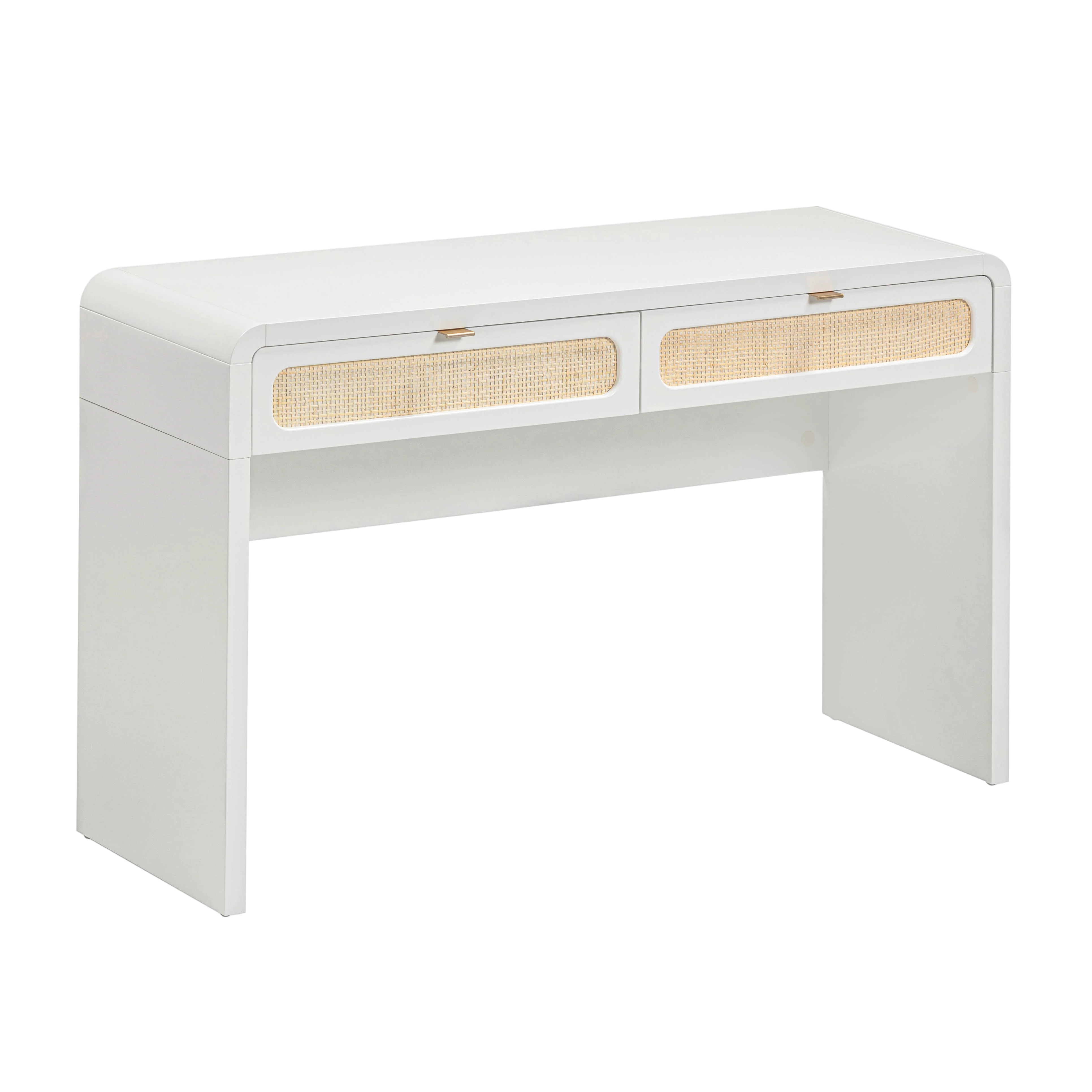 Marshy Rattan 2 Drawer Desk - Image 3