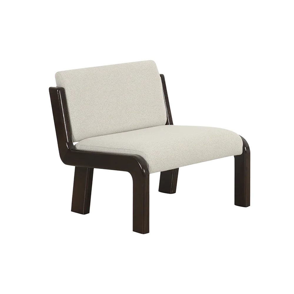Milo Lounge Chair Ivory - Image 3