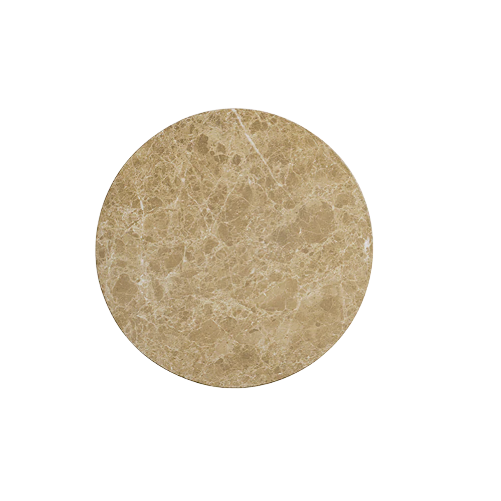 Monaco Round Side Table Gold Marble - Image 7