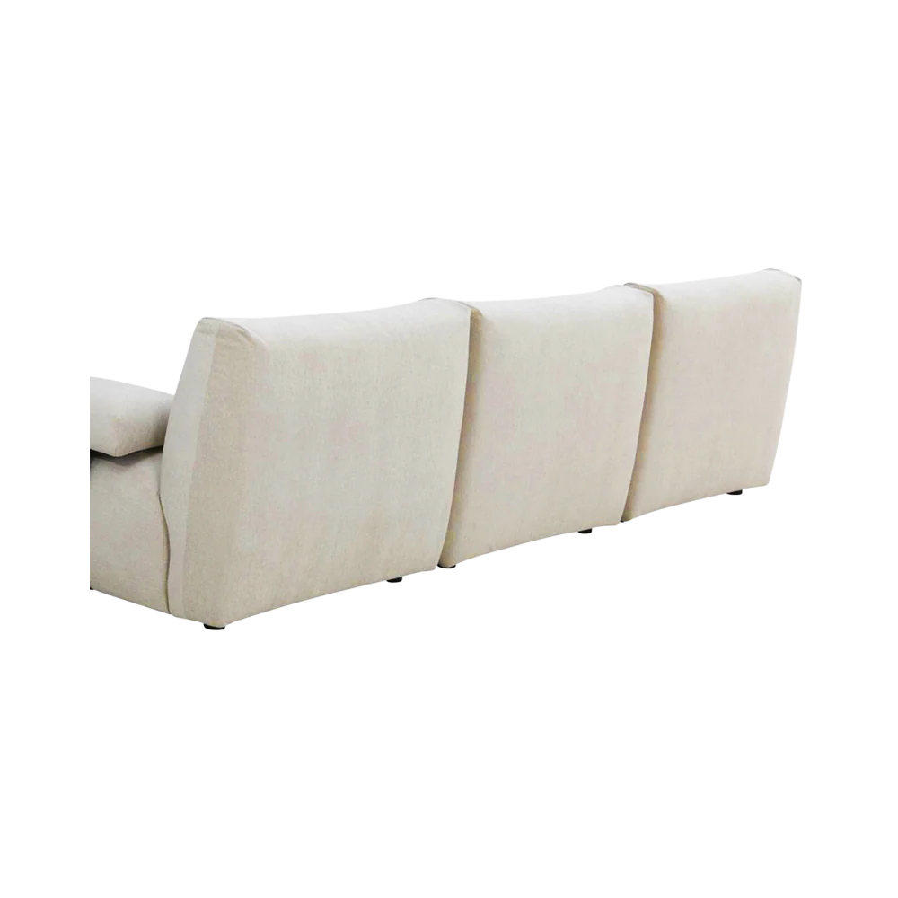 Monceau 3-Seater Sofa Beige - Image 4