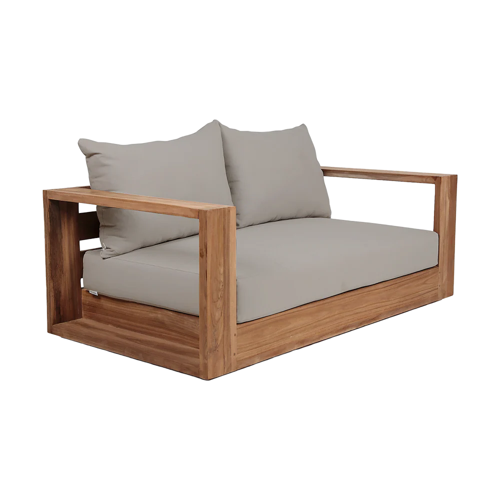 Neroli Outdoor 2 Seater Sofa Gray - Image 3