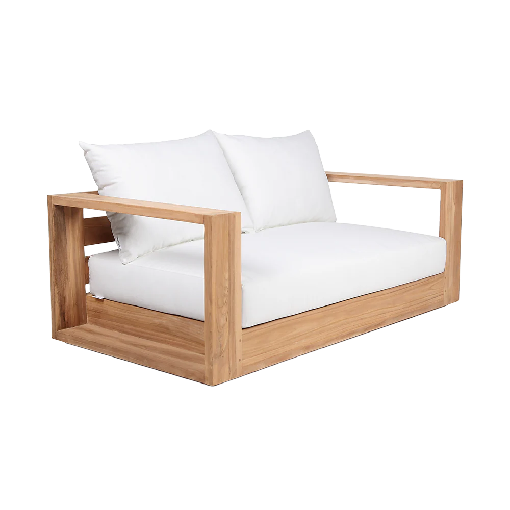Neroli Outdoor 2 Seater Sofa White - Image 3