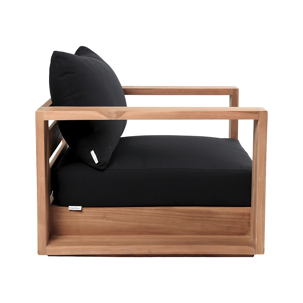 Neroli Outdoor Lounge Chair Black - Image 4