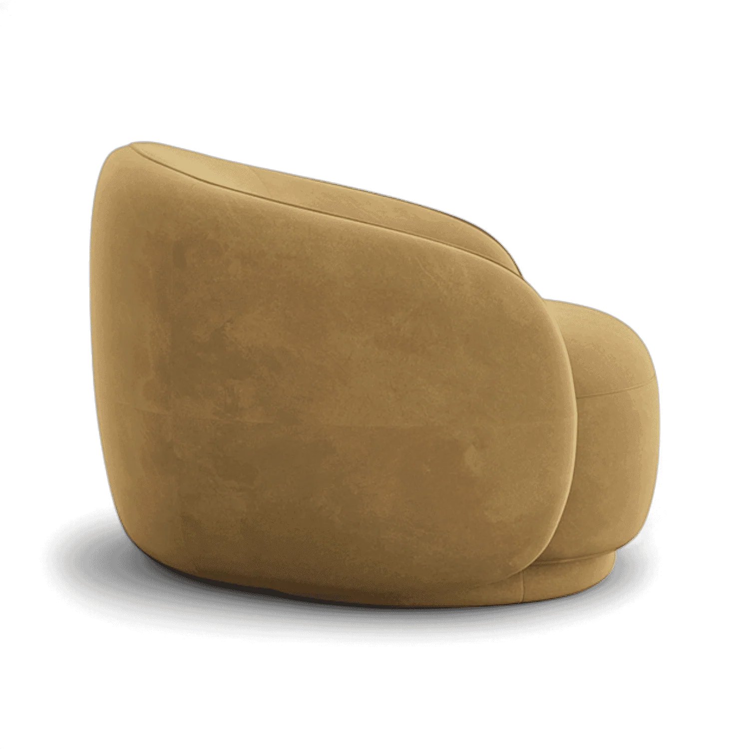 Nido Lounge Chair Camel Velvet - Image 3