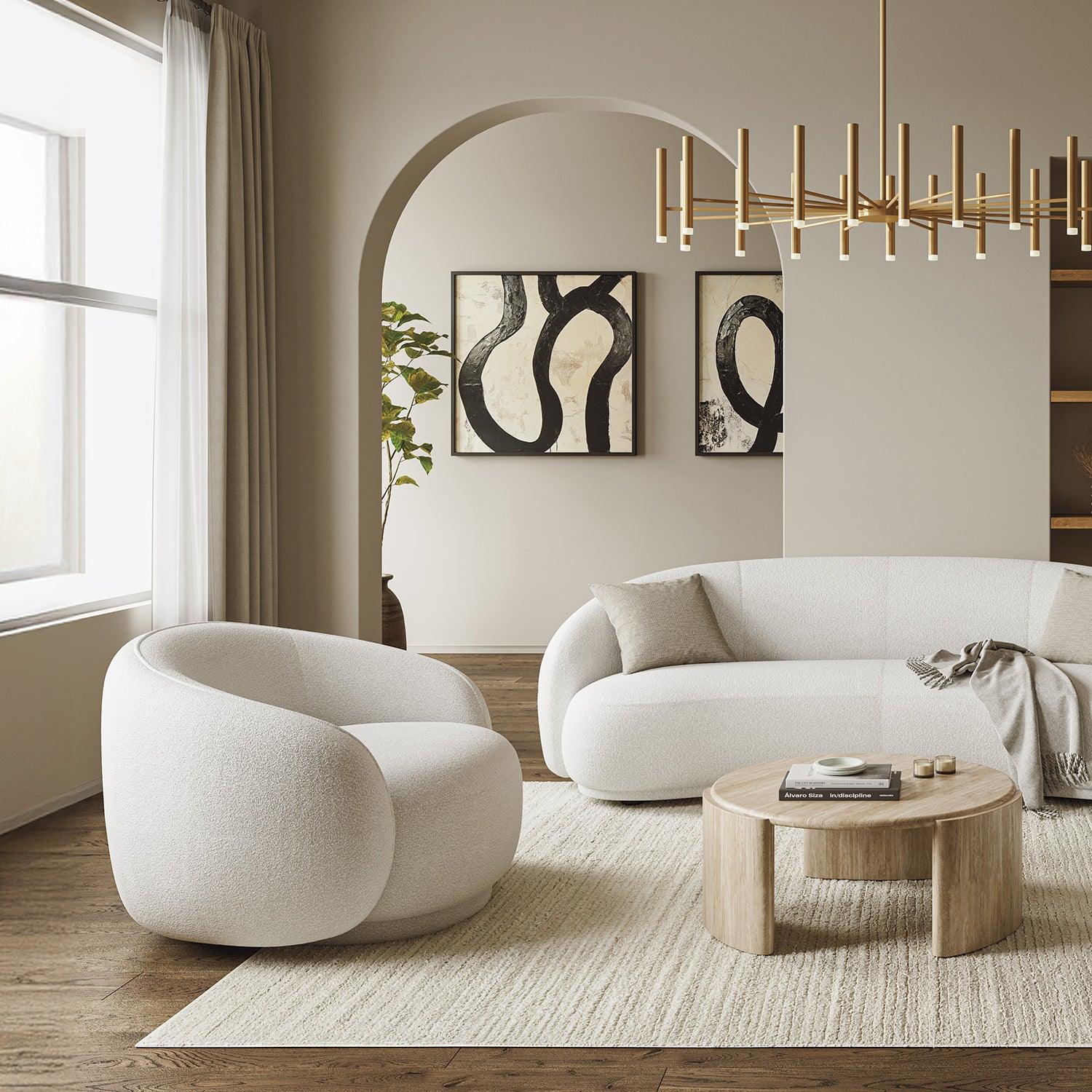 Nido Lounge Chair White - Image 5