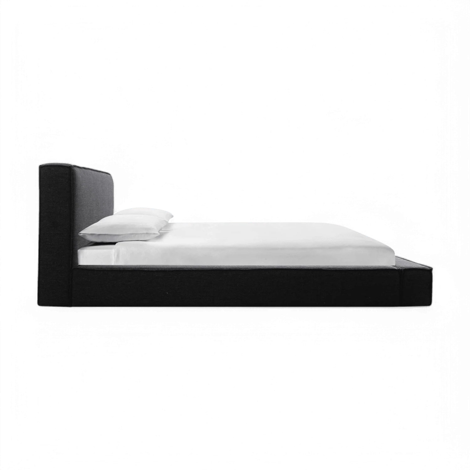 Nova Black Fabric King Bed - Image 3