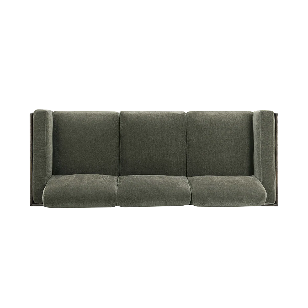 Ophelia Green 91" Chenille Sofa - Image 5