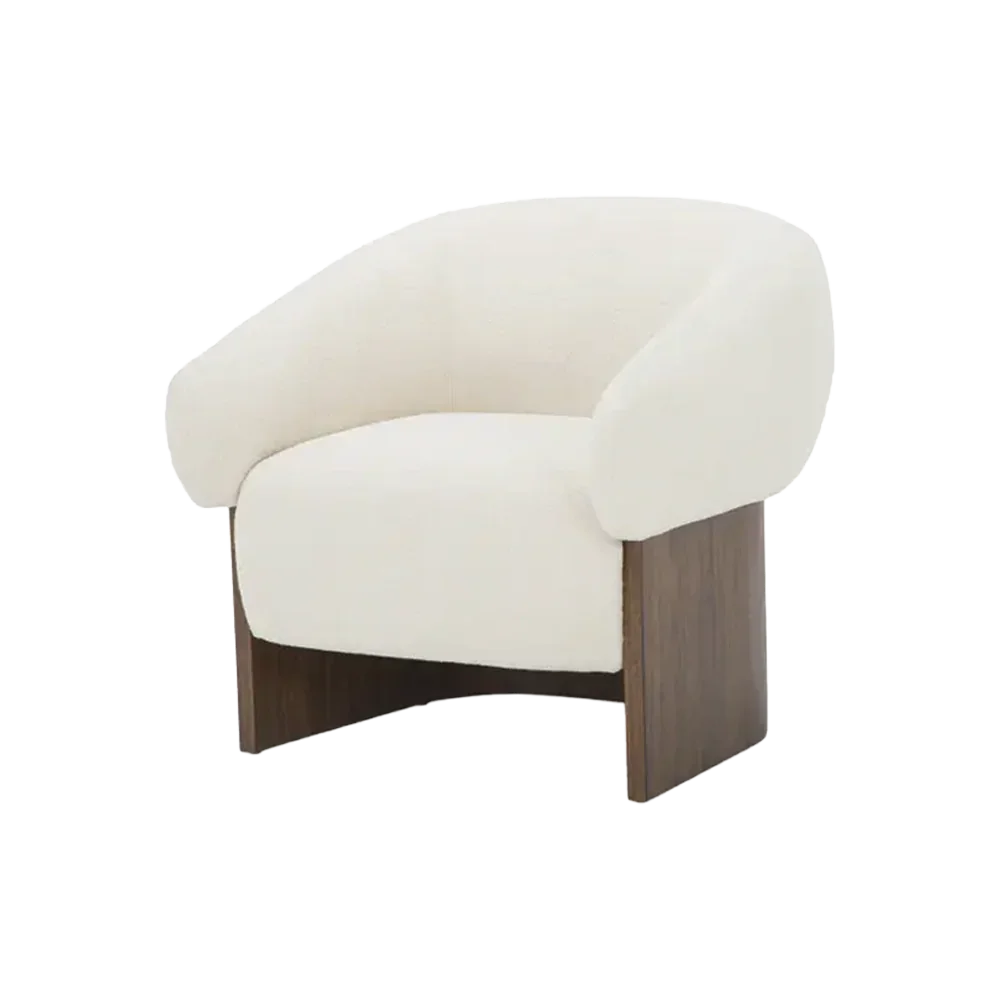 Orlo Cream Lounge Chair - Image 3