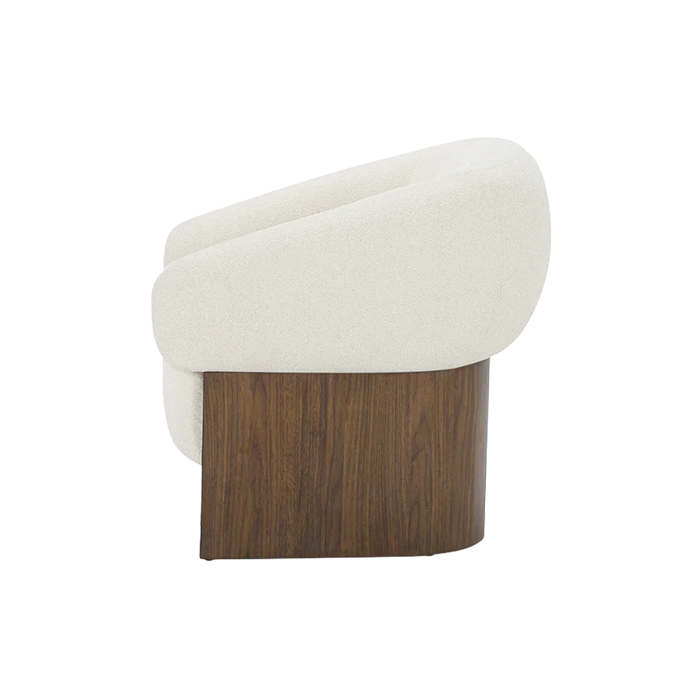 Orlo Cream Lounge Chair - Image 5