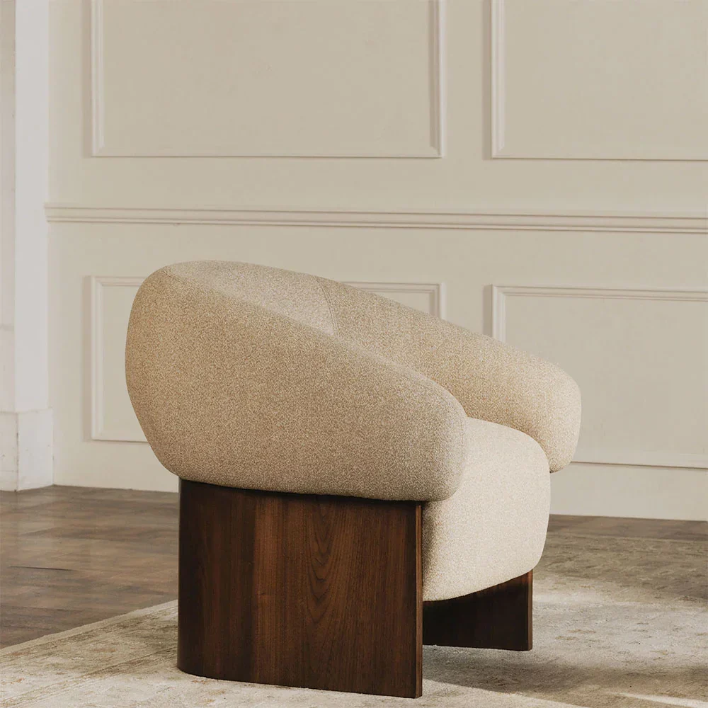 Orlo Tan Lounge Chair - Image 7