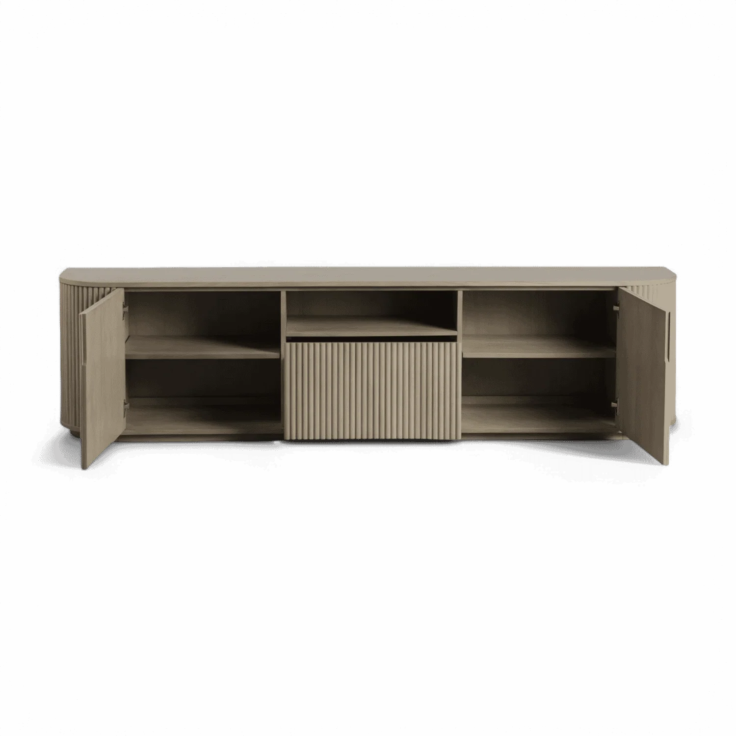Oxford TV Stand Greige Oak - Image 5