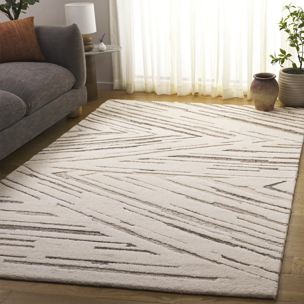 Pasha Beige & Brown Rug - Image 5