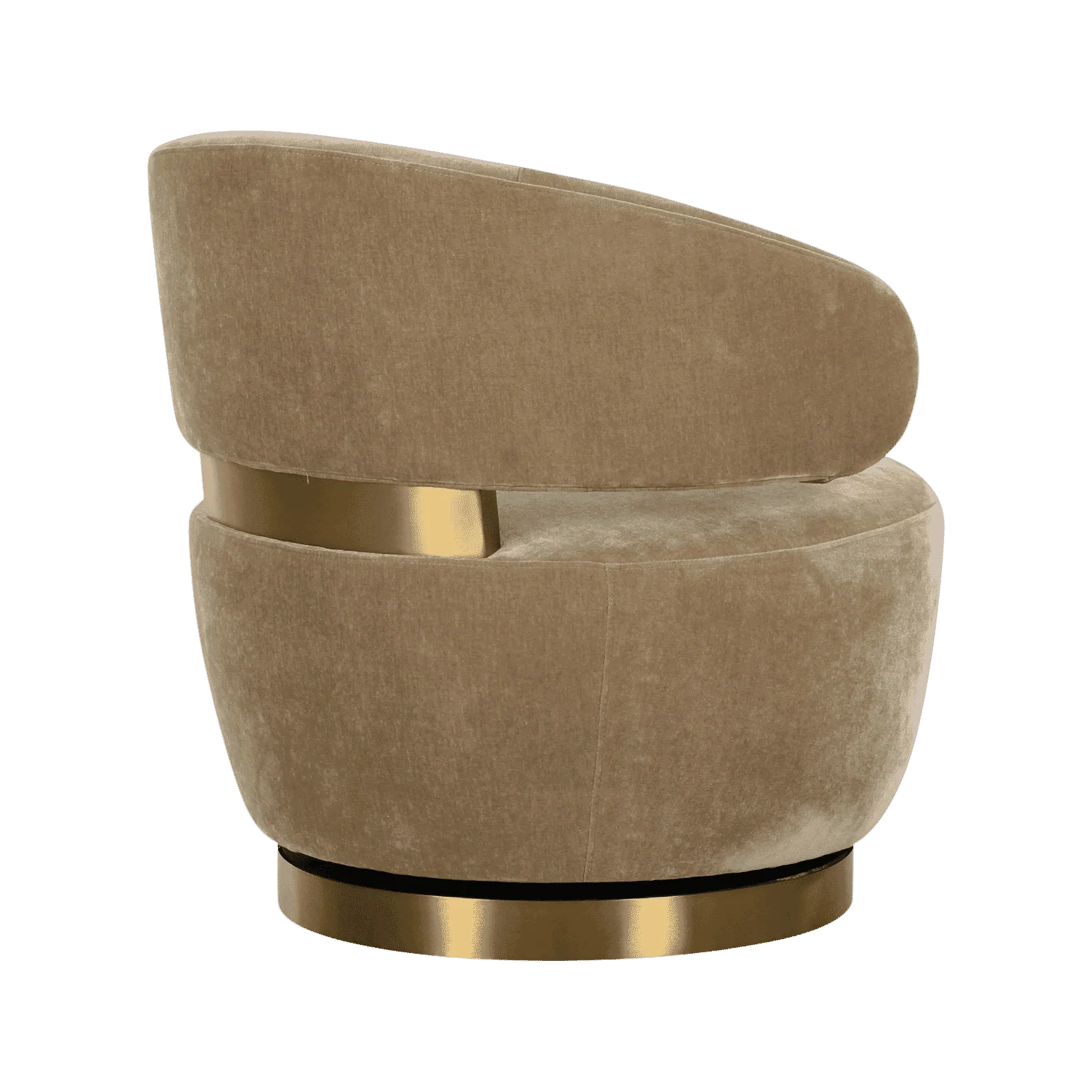 Polaris Fabric Swivel Chair - Image 4