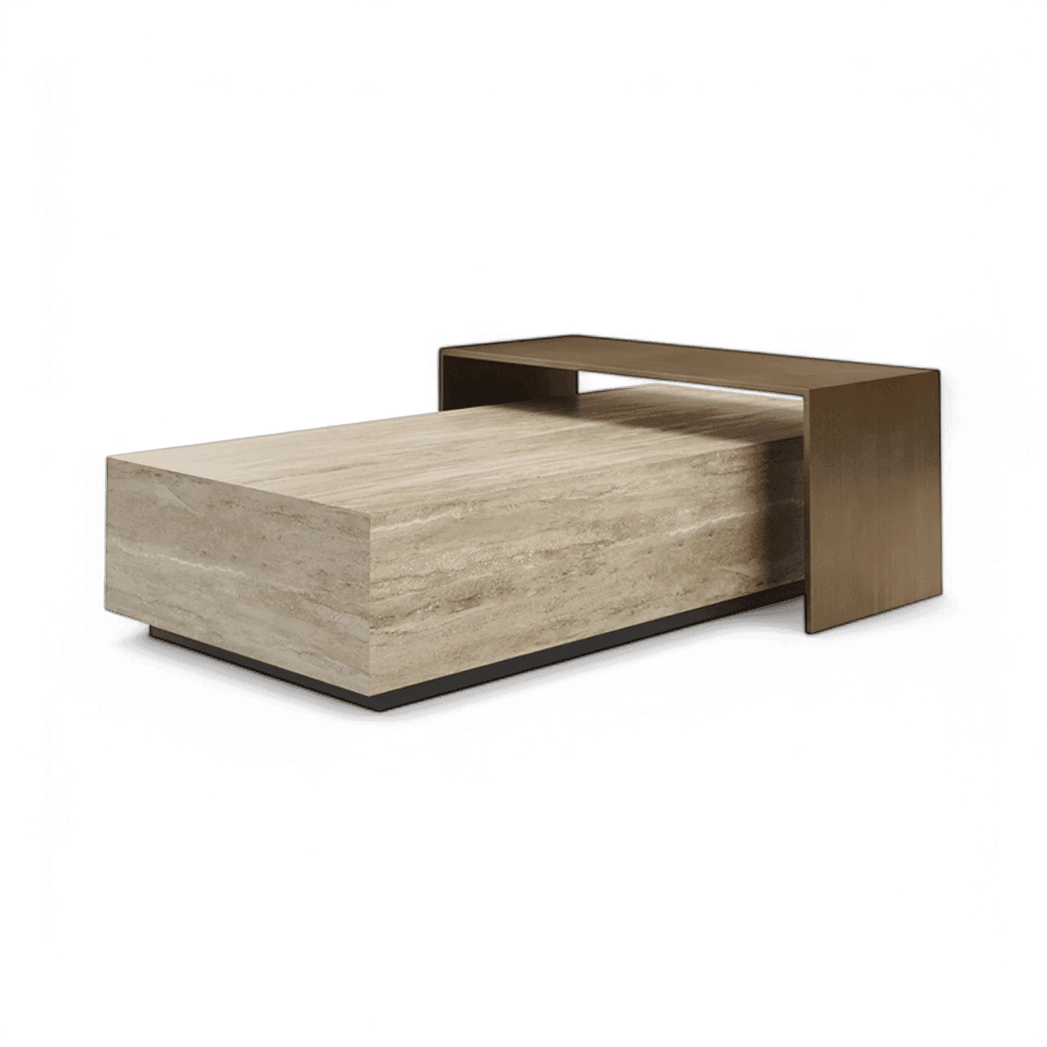 Roma Coffee Table Travertine - Image 3